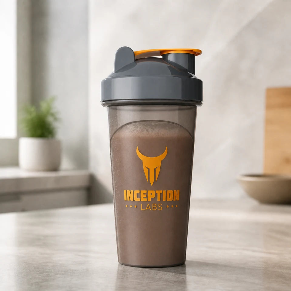 Inception Labs Shaker Bottle in a lifestyle setting