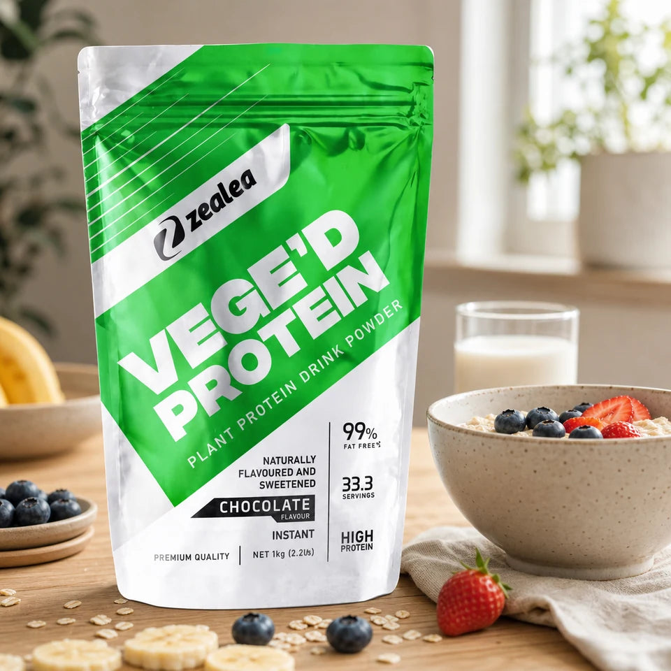 Zealea VEGE'D on a breakfast table